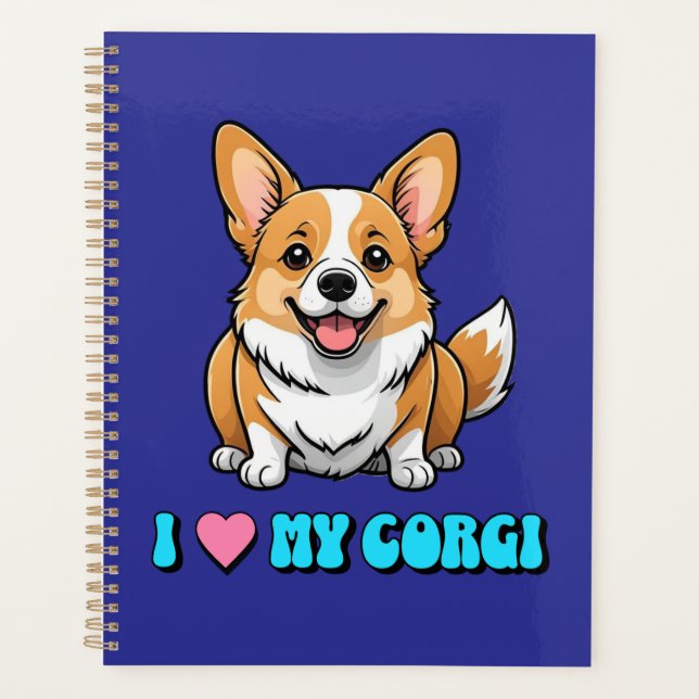 Agenda I Love My Corgi (Anverso)