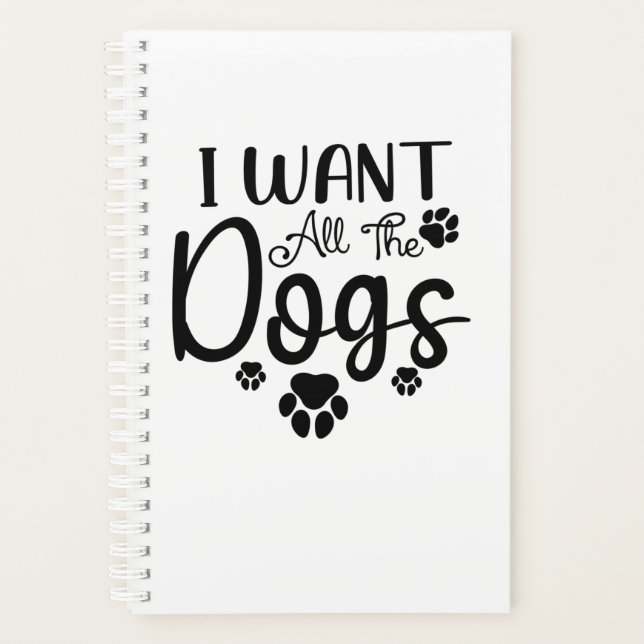 Agenda I Want All The Dogs (Anverso)