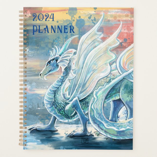 Agenda Ice Dragon Planner (Anverso)