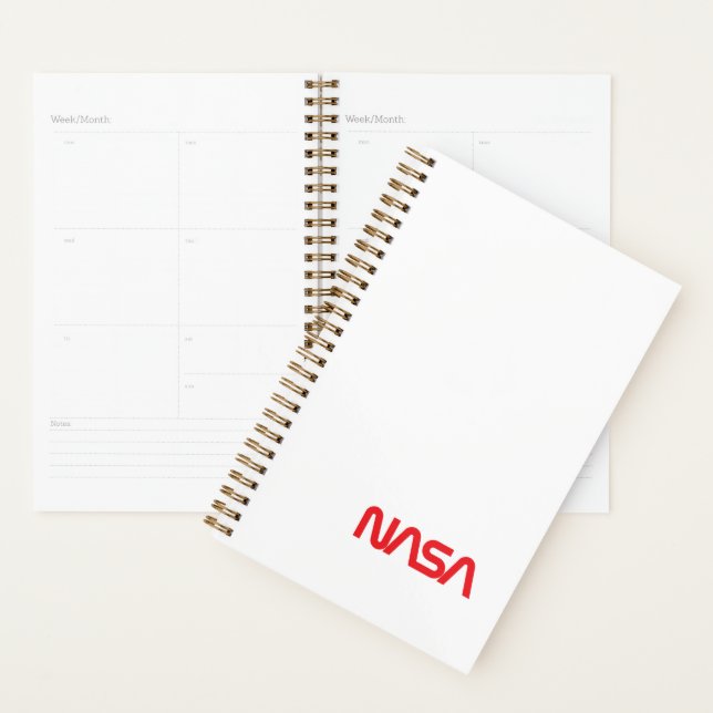 Agenda Icónica NASA Circa Elegant Planner (Rocket White) (Demostración)
