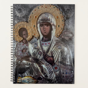 Agenda Icono religioso de la Virgen María de tres manos
