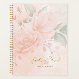 Agenda ID828 del Boda de Rosas Rubor blandos