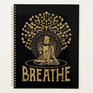 Agenda Idea de Buda de Respiración Yoga y Meditación