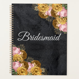 Agenda Idea de regalo de Boda de la dama de honor Minimal