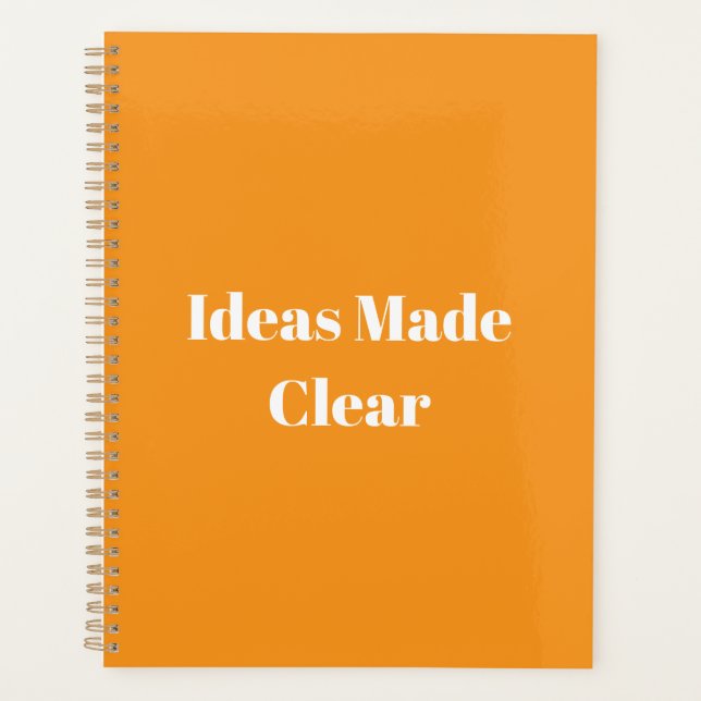 Agenda Ideas claras (Anverso)