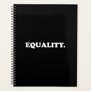 Agenda "igualdad" blanco negro