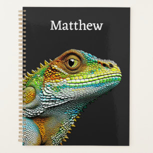 Agenda Iguana lagartija realista personalizada