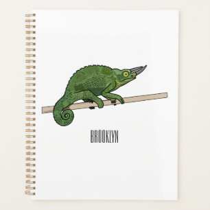 Agenda Ilustracion chameleon personalizado de Jackson