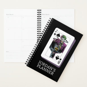 Agenda Ilustración de carta de juego de Joker y Batman co
