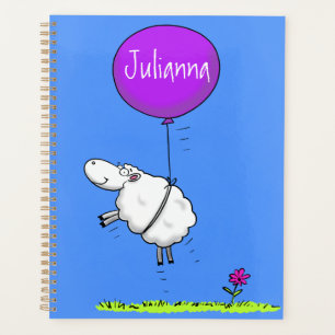 Agenda Ilustracion de humor de personalizado de globo de