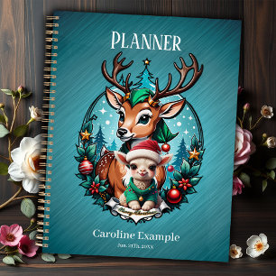Agenda Ilustracion de Navidades alegres e invitantes