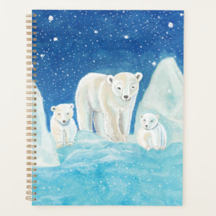 Agenda Ilustracion de osos polares