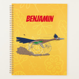 Agenda Ilustracion de pájaro personalizado de pista diver