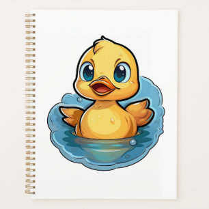 Agenda Ilustración de pato de dibujos animados