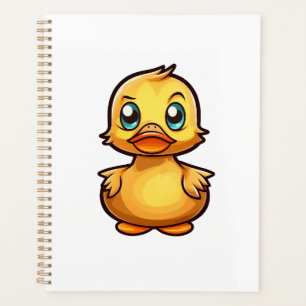 Agenda ilustracion de pato personalizado