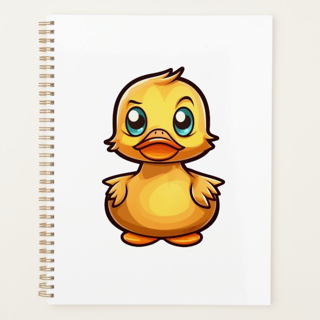 Agenda ilustracion de pato personalizado (Anverso)