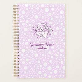 Agenda Ilustracion de perro de caricatura para Grooming