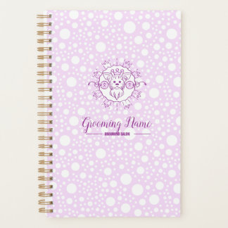 Agenda Ilustracion de perro de caricatura para Grooming