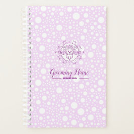 Agenda Ilustracion de perro de caricatura para Grooming