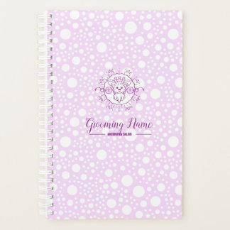 Agenda Ilustracion de perro de caricatura para Grooming