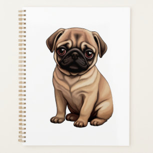 Agenda Ilustracion de perro de dibujos animados