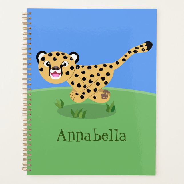 Agenda Ilustracion de personalizado con queso lindo (Anverso)