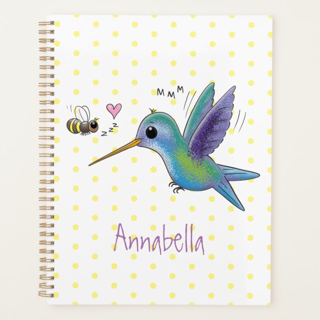 Agenda Ilustracion de personalizado de abejas (Anverso)