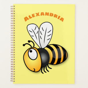 Agenda Ilustracion de personalizado de abejas alegres