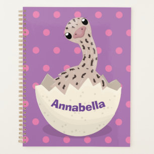 Agenda Ilustracion de personalizado de avestruz de bebé