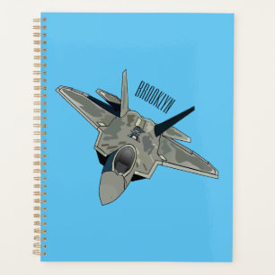 Agenda Ilustracion de personalizado de aviones de combate