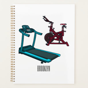 Agenda Ilustracion de personalizado de bicicletas de hila