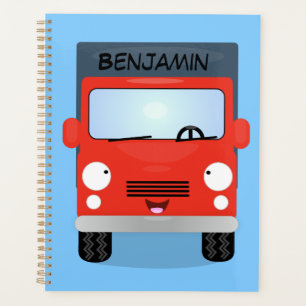 Agenda Ilustracion de personalizado de camión de kawaii r