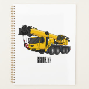 Agenda Ilustracion de personalizado de camiones Crane