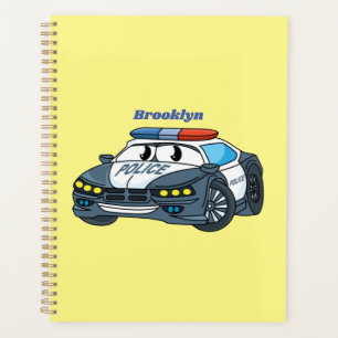 Agenda Ilustracion de personalizado de coche de policía f