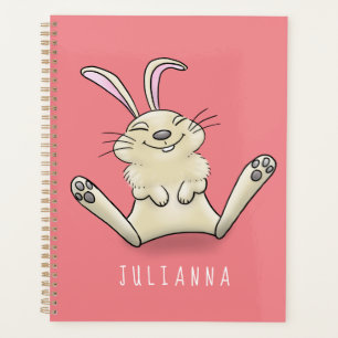 Agenda Ilustracion de personalizado de conejo de conejo d