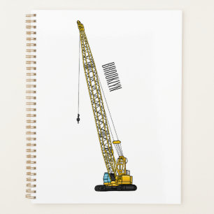 Agenda Ilustracion de personalizado de excavadora Draglin