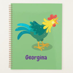Agenda Ilustracion de personalizado de gallo de entrego g