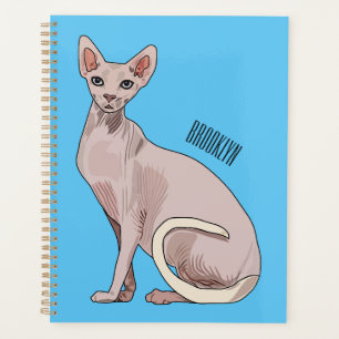 Agenda Ilustracion de personalizado de gatos Sfinx