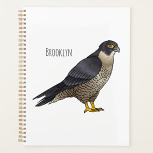 Agenda Ilustracion de personalizado de halcón peregrino