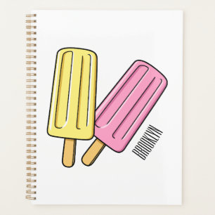 Agenda Ilustracion de personalizado de hielo