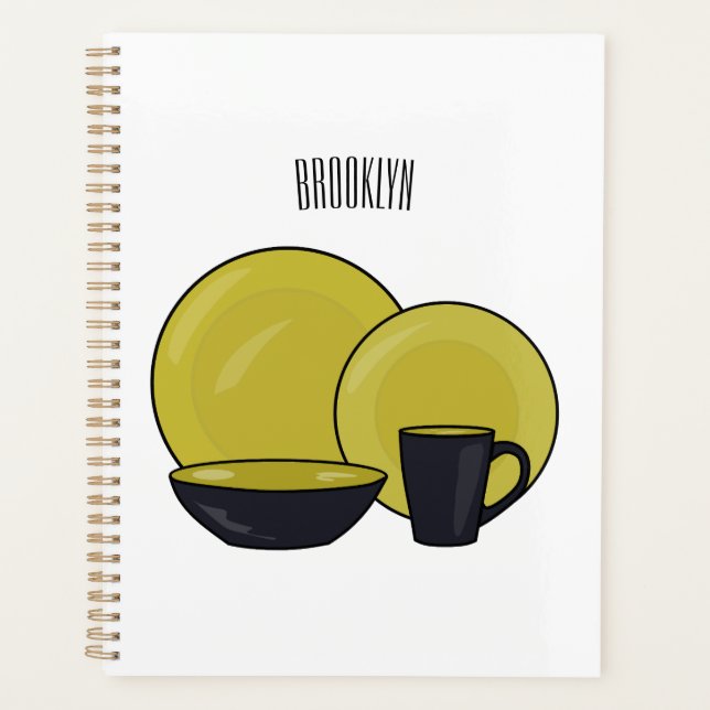 Agenda Ilustracion de personalizado de juego de mesa (Anverso)