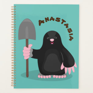 Agenda Ilustracion de personalizado de lunar feliz