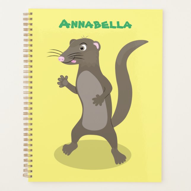 Agenda Ilustracion de personalizado de mongosis suave (Anverso)