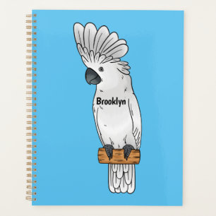 Agenda Ilustracion de personalizado de pájaro de paraguas