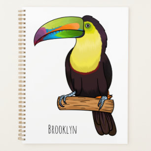 Agenda Ilustracion de personalizado de pájaros toscanos c