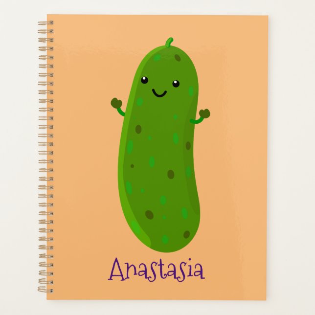 Agenda Ilustracion de personalizado de piquetes alegres (Anverso)