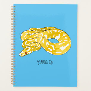 Agenda Ilustracion de personalizado de pitón birmano