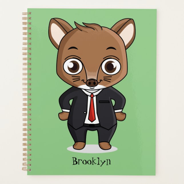 Agenda Ilustracion de personalizado de rata (Anverso)