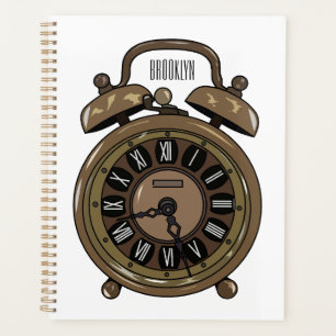 Agenda Ilustracion de personalizado de reloj de alarma