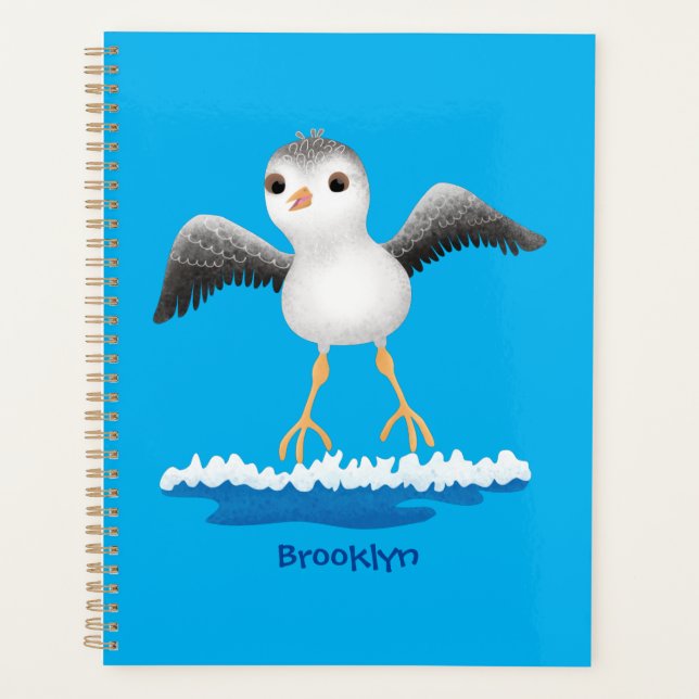 Agenda Ilustracion de personalizado de sandpier de bebé (Anverso)